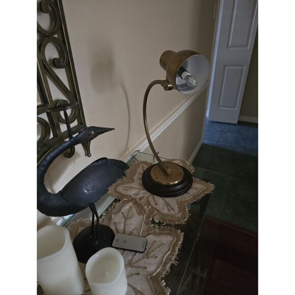 Pottery Barn Industrial Modern Arched Table Accent Lamp - Picture 2 of 3